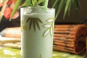 Té verde frappé