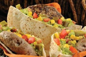 Hamburguesas con pan pita