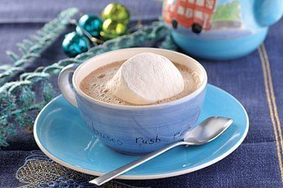 Chocolate caliente con licor de café