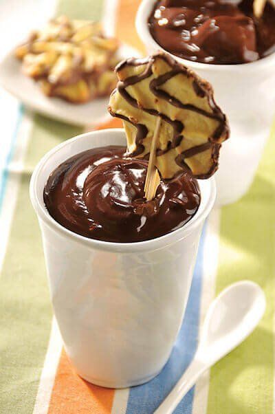 Pudín de chocolate con pimienta de cayena