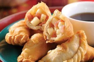 Empanadas de manzana con tocino