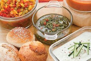 Salsa de pepino y yogurt