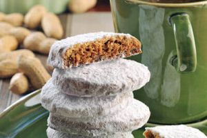 Polvorones de cacahuate