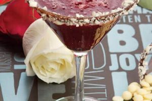 Soda de moras con granada