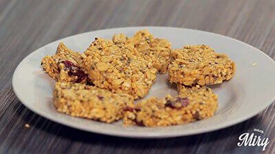 Galletas energéticas de granola