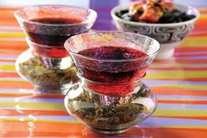 Brebaje encantado de frambuesas del bosque