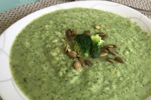 Crema de brócoli vegana