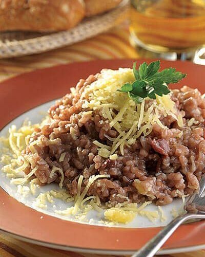 Risotto al vino tinto