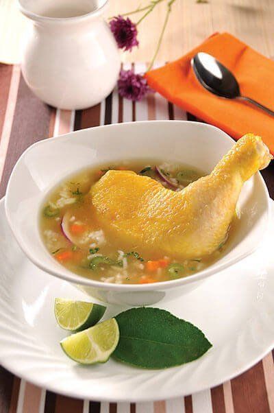 Sopa campesina de arroz