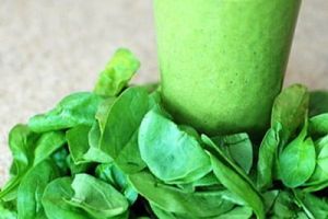 Smoothie de espinaca y plátano