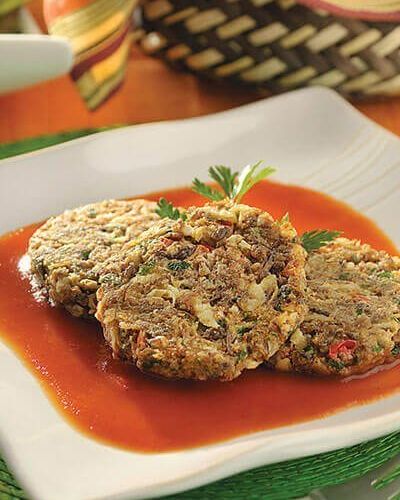 Tortitas de machaca  con papa