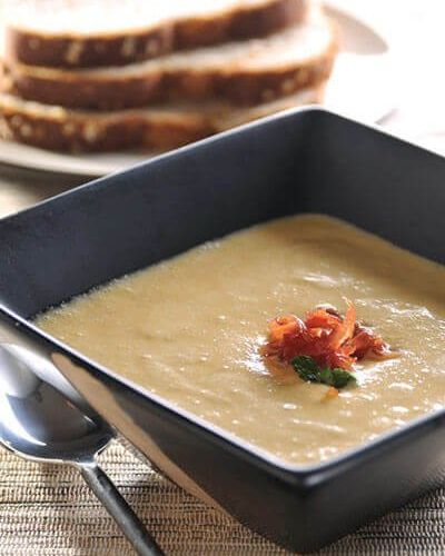 Sopa fría de melón