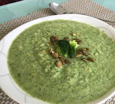 Crema de brócoli vegana