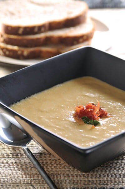 Sopa fría de melón