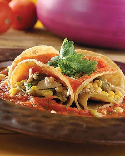 Enjitomatadas de pollo