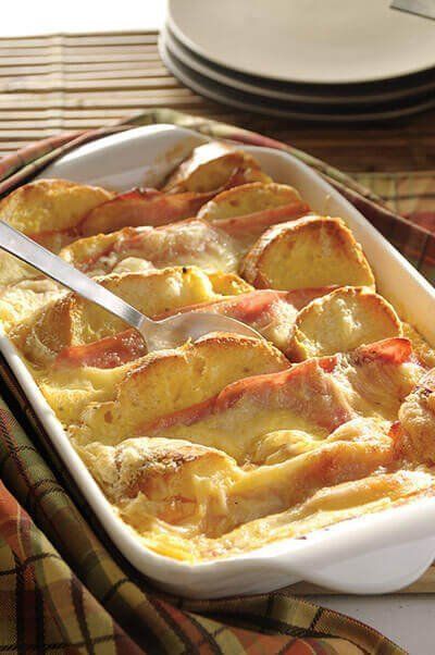 Pan gratinado