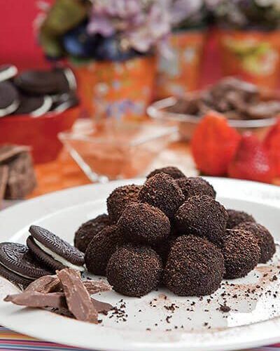 Trufas de galleta de chocolate