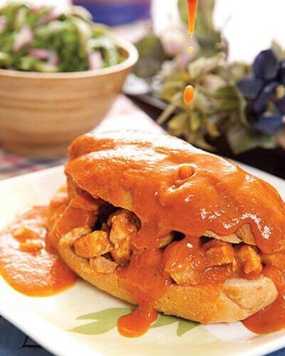 Torta ahogada de pollo