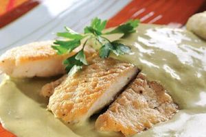 Pescado en salsa de perejil