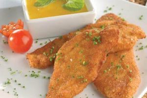 Pechugas de pollo con salsa de mango