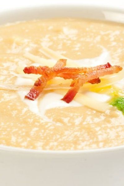 Sopa de apio con manzana