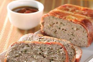 Pastel de carne con couscous y hierbas