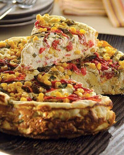 Pay de requesón con rajas