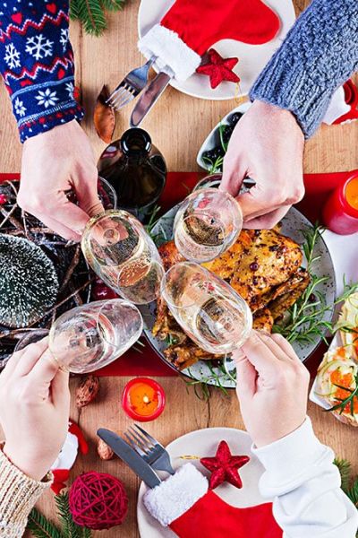 ¡Llegó Navidad y la comida!