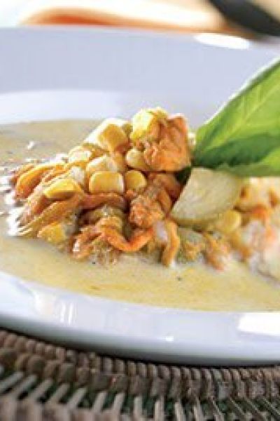 Sopa de flor de calabaza