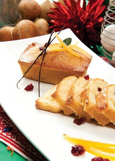 Panqué de arándano y naranja