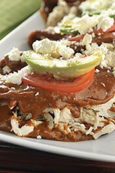 Enfrijoladas con pollo