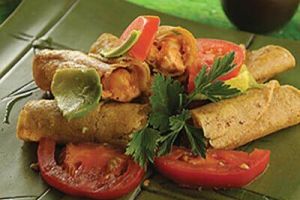 Taquitos de camarón