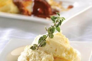 Puré de papas esponjoso