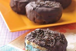 Sándwich helado de menta