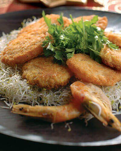 Tortitas de camarón seco