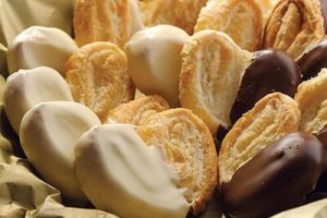 Mini orejas con chocolate