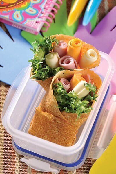 Crepas de jamón con queso