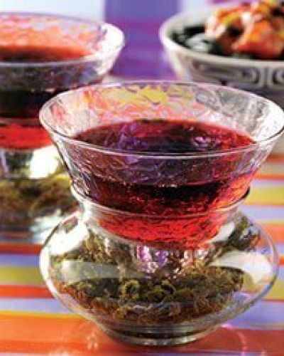 Brebaje encantado de frambuesas del bosque