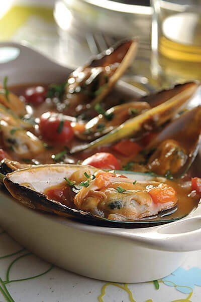 Mejillones al pomodoro