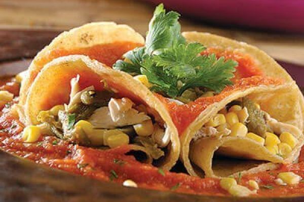 Enjitomatadas de pollo