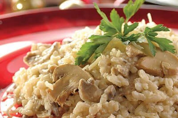Risotto ai funghi (hongos)