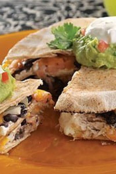 Quesadillas de salmón