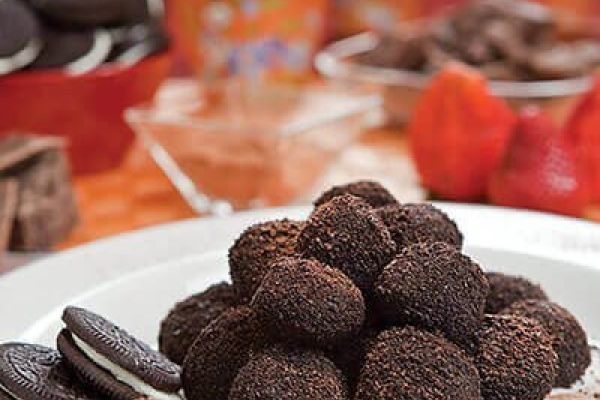 Trufas de galleta de chocolate