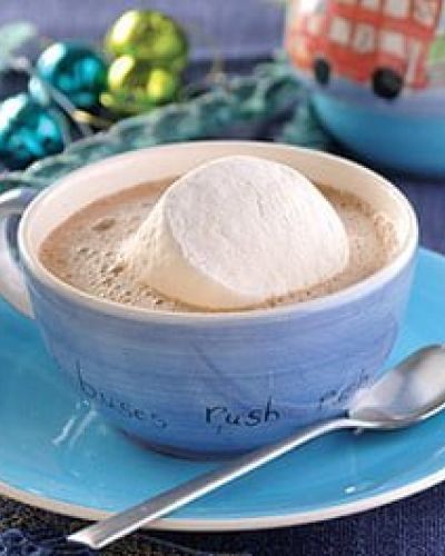 Chocolate caliente con licor de café