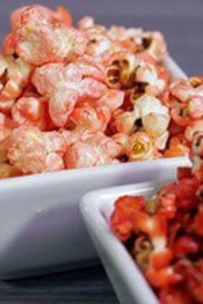 Palomitas de maíz acarameladas de colores