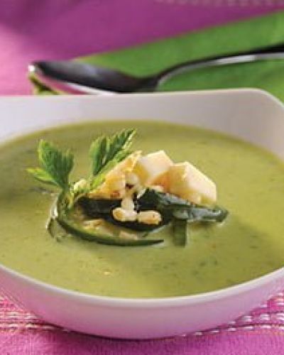 Crema de chile poblano