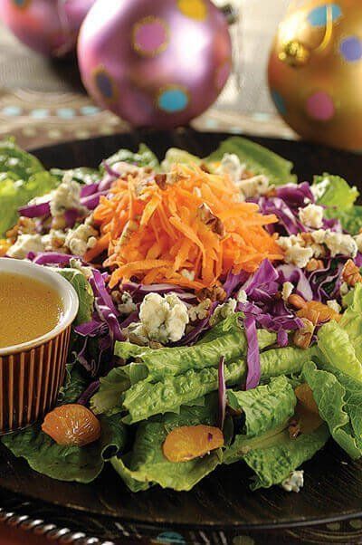 Ensalada de mandarina y queso azul