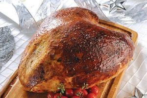 Pechuga de pavo navideño