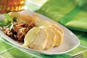 Pollo con salsa de mostaza