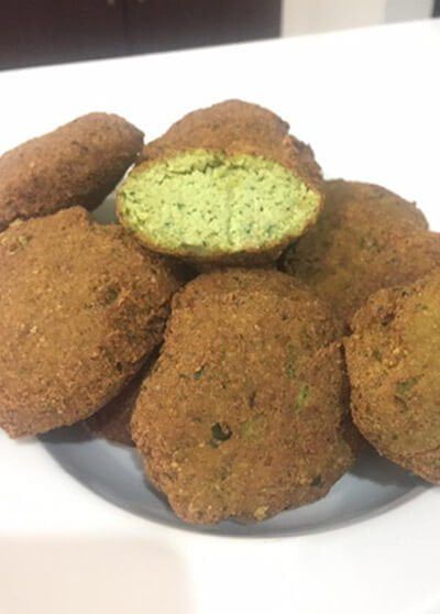 Falafel o croqueta de garbanzo